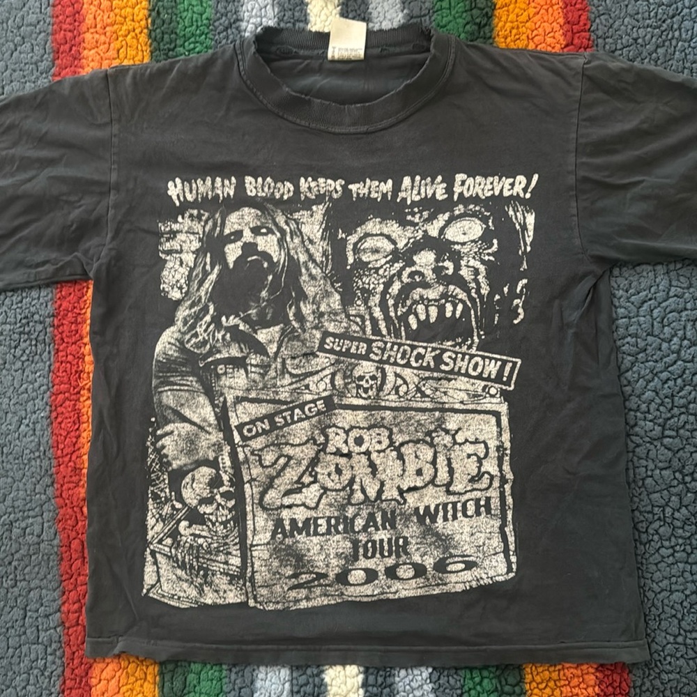 RARE Vintage Rob Zombie Tour T Shirt
